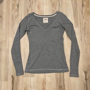 Medium Grey Hollister Long Sleeve Top